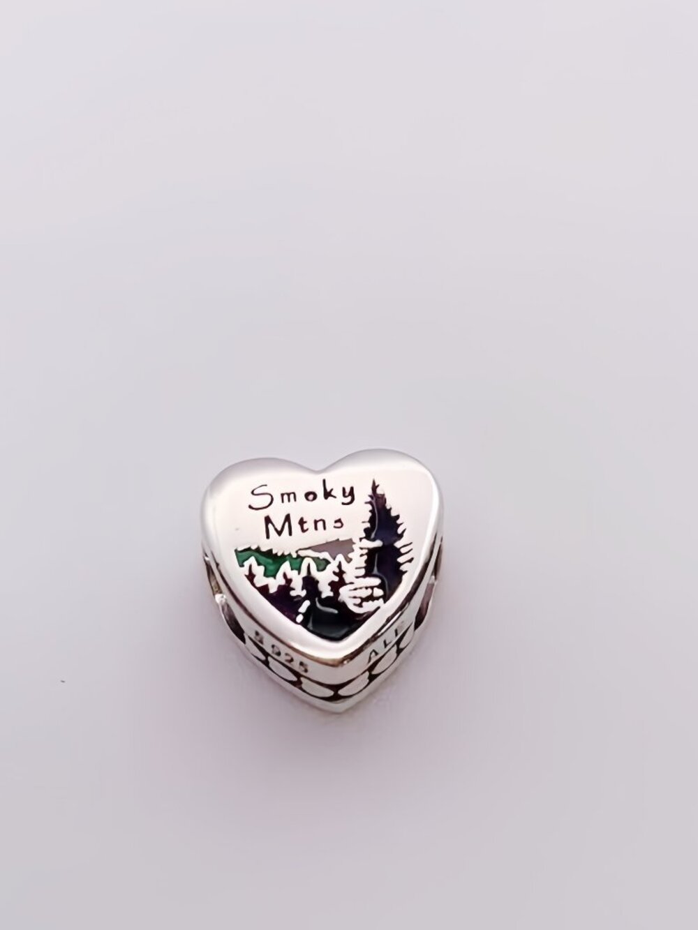 Pandora Smoky Mountains Pigeon Forge TN Tree Heart Charm